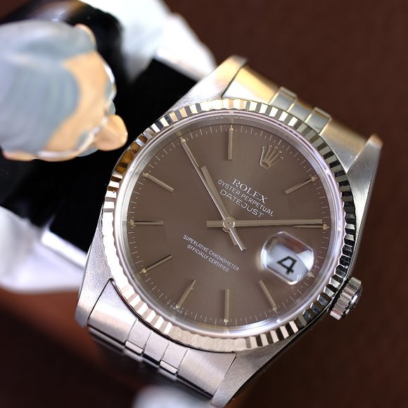 Rolex Datejust RARE Brown Dial 36mm Watch - Picture 9 of 12